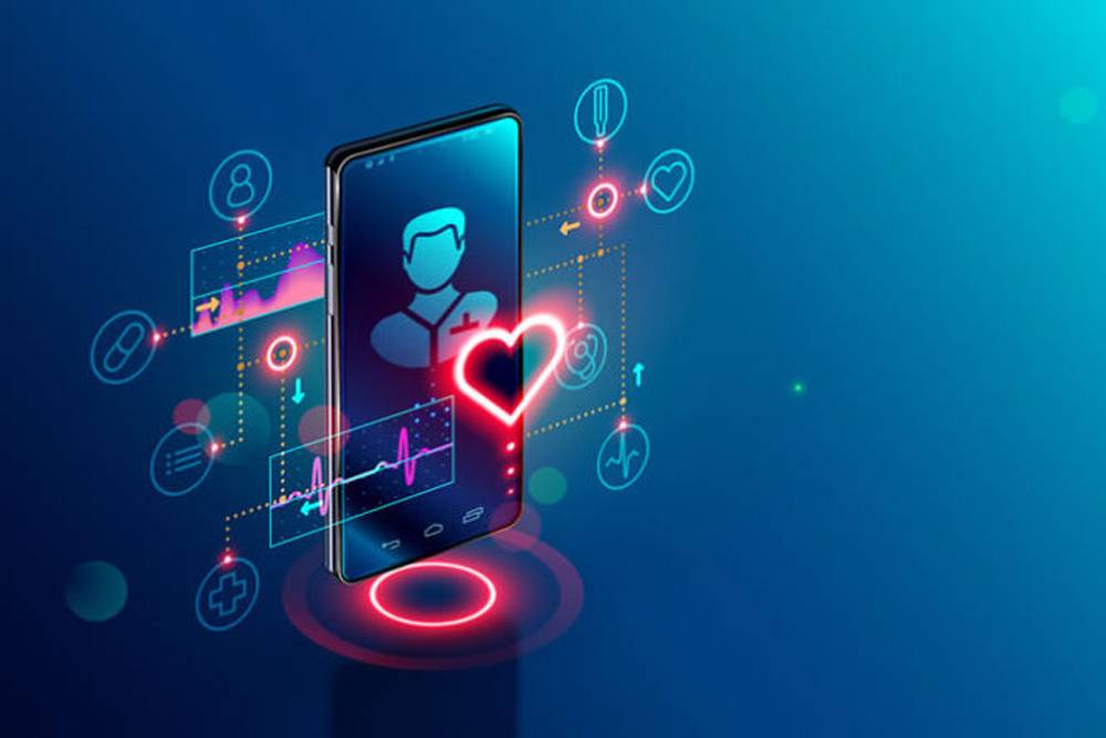 Empathy in Innovation, heart on phone