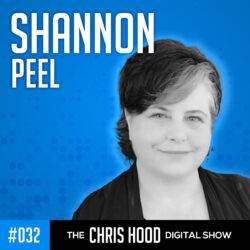 Shannon Peel featured as a guest on The Chris Hood Digital Show, discussing digital marketing strategies, social media growth, and online branding.